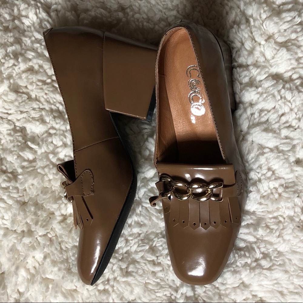 Block Heel Loafers - Picture 2 of 2